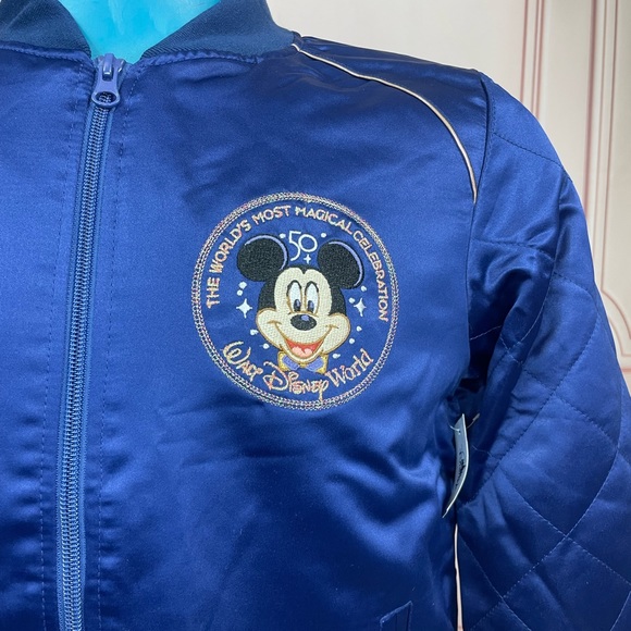 2021 Disney Parks Walt Disney World 50th Anniversary Bomber Jacket sZ L XL 1X - Picture 14 of 14